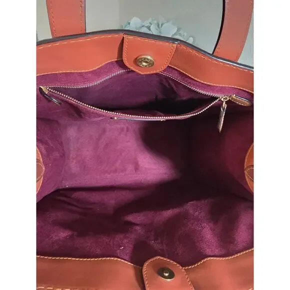 COACH Field Tote Signature Canvas Tote Bag & Dust Ruffle (11×11×6) - Picture 6 of 11